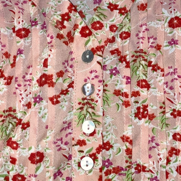 Pink Peasant Blouse - Picture 3 of 4